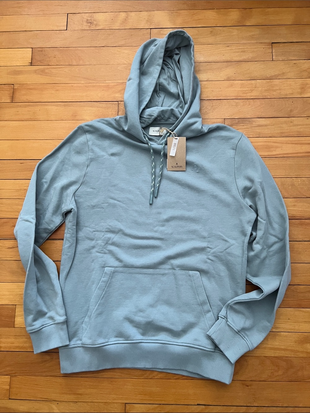 Men's Dusty Blue Pullover Hoodie